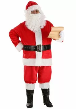 LF Products Pte. Ltd. Red Santa Claus Plus Size Deluxe Costume