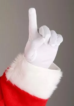 LF Products Pte. Ltd. Red Santa Claus Plus Size Deluxe Costume -Cheap Holiday Costumes Store plus size deluxe red santa claus costume alt 4