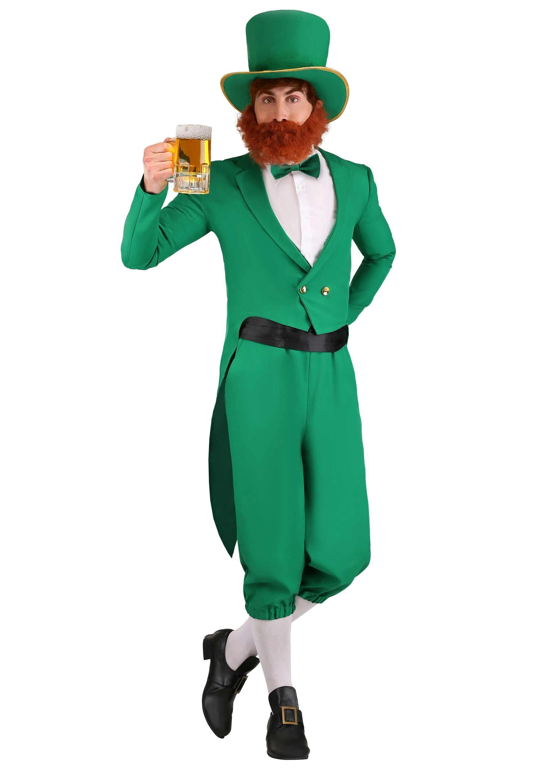Fun Costumes Men's Plus Size Lucky Leprechaun Costume 1 Fun Costumes Men's Plus Size Lucky Leprechaun Costume