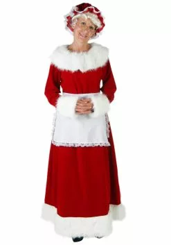 Fun Costumes Women's Plus Size Deluxe Mrs Claus Costume