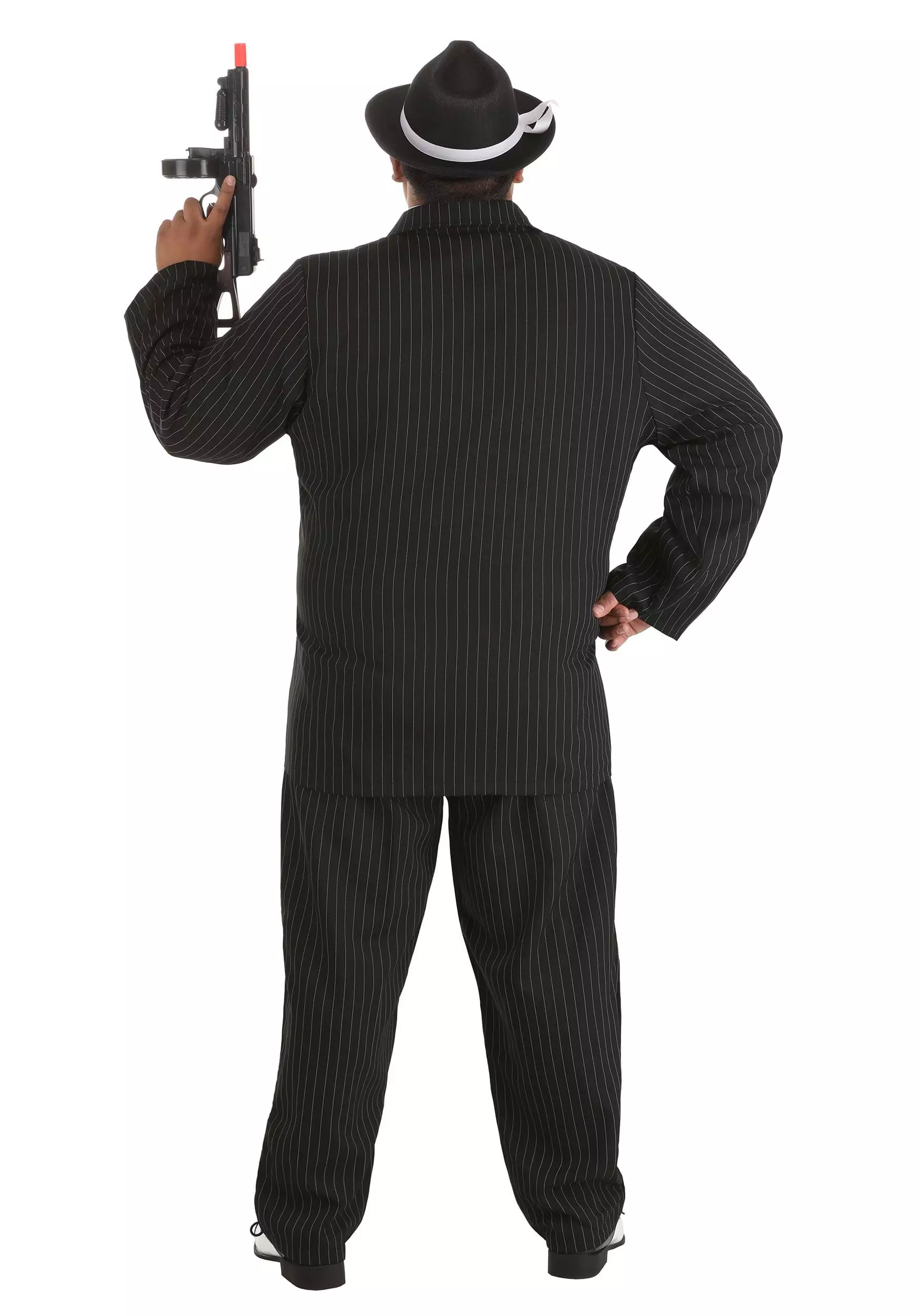 Fun Costumes Deluxe Plus Size Gangster Costume 3 Fun Costumes Deluxe Plus Size Gangster Costume - Image 3