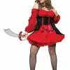 LEG AVENUE Plus Size Sexy Vixen Pirate Costume For Women