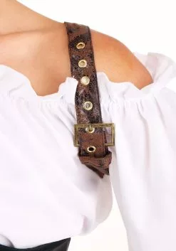 Fun Costumes Women's Plus Size Skeleton Flag Rogue Pirate Costume -Cheap Holiday Costumes Store plus size skeleton flag rogue pirate costume for women alt4