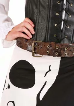 Fun Costumes Women's Plus Size Skeleton Flag Rogue Pirate Costume -Cheap Holiday Costumes Store plus size skeleton flag rogue pirate costume for women alt5