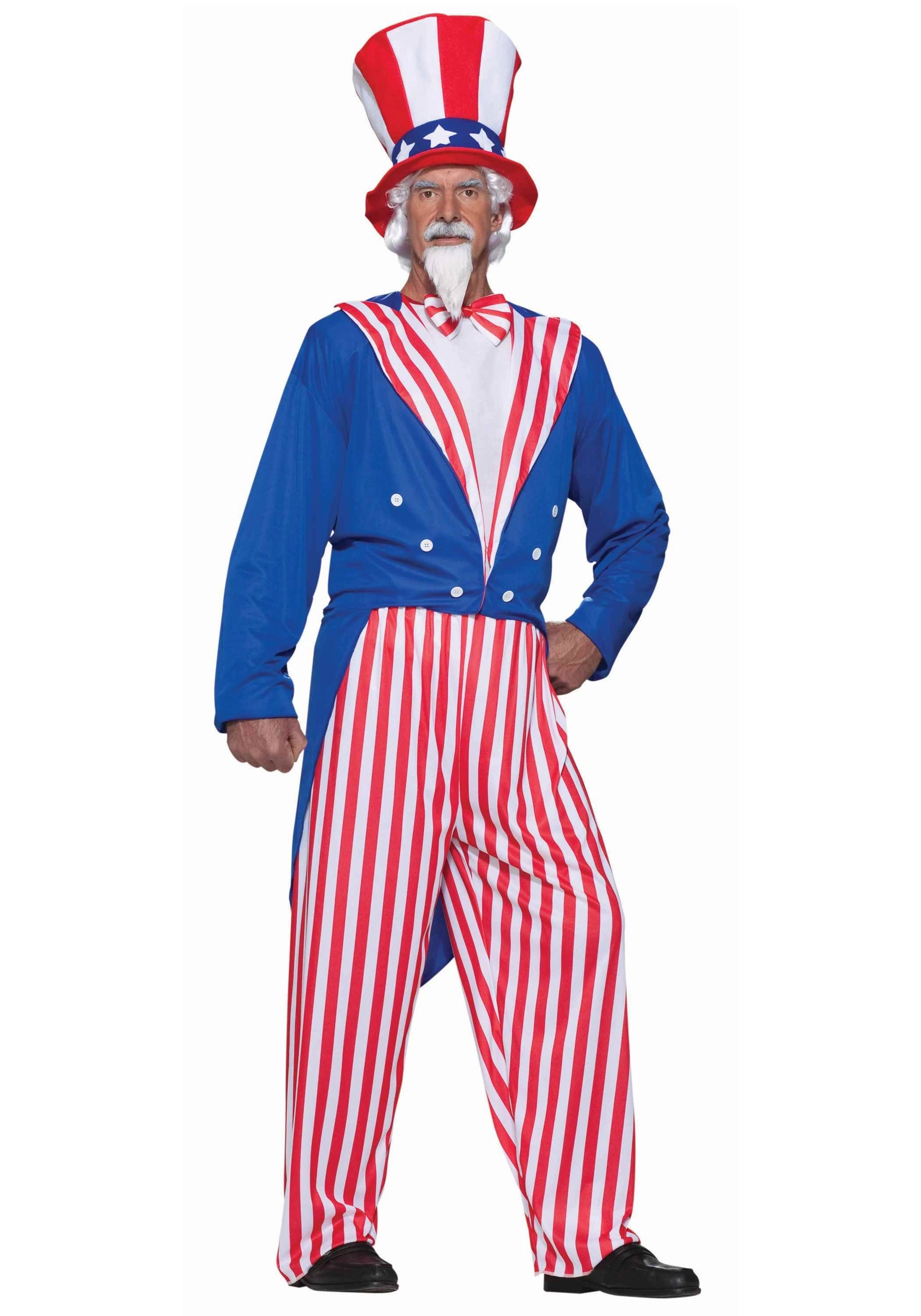 Forum Novelties, Inc Plus Size Uncle Sam Costume 1 Forum Novelties, Inc Plus Size Uncle Sam Costume