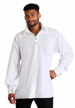 Fun Costumes Plus Size White Highlander Shirt