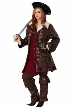 Fun Costumes Plus Size Women's Caribbean Pirate Costume