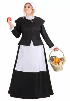 Fun Costumes Plus Size Thankful Pilgrim Costume For Women