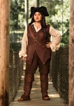 Fun Costumes Women's Plus Size Disney Pirates Of The Caribbean Elizabeth Swann Costume -Cheap Holiday Costumes Store plus sizes elizabeth swann alt 2