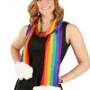 Elope Rainbow Scarf With A Hidden Pocket