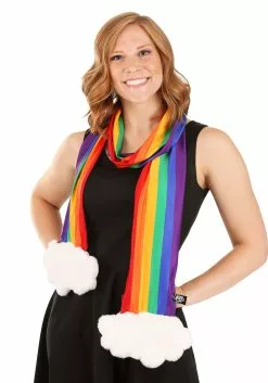 Elope Rainbow Scarf With A Hidden Pocket