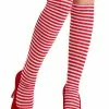 Fun Costumes Red And White Mrs.Clause Socks For Women