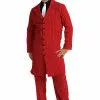 Fun Costumes Red Gangster Zoot Suit Costume