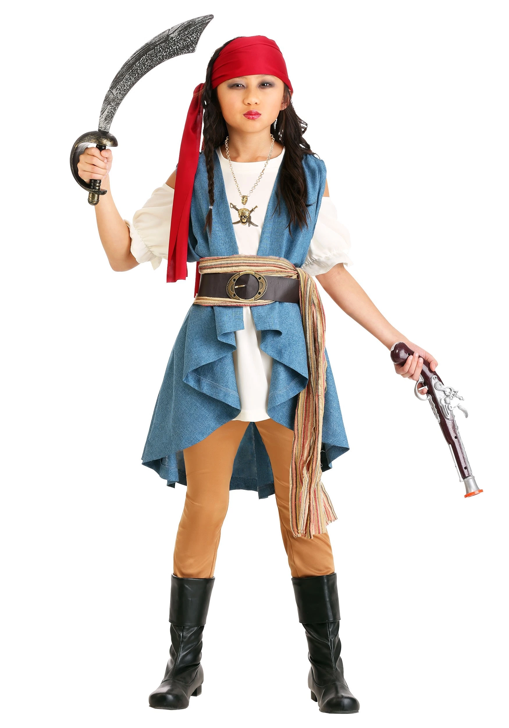 Fun Costumes Girl's Seven Seas Pirate Sweetie Costume 1 Fun Costumes Girl's Seven Seas Pirate Sweetie Costume