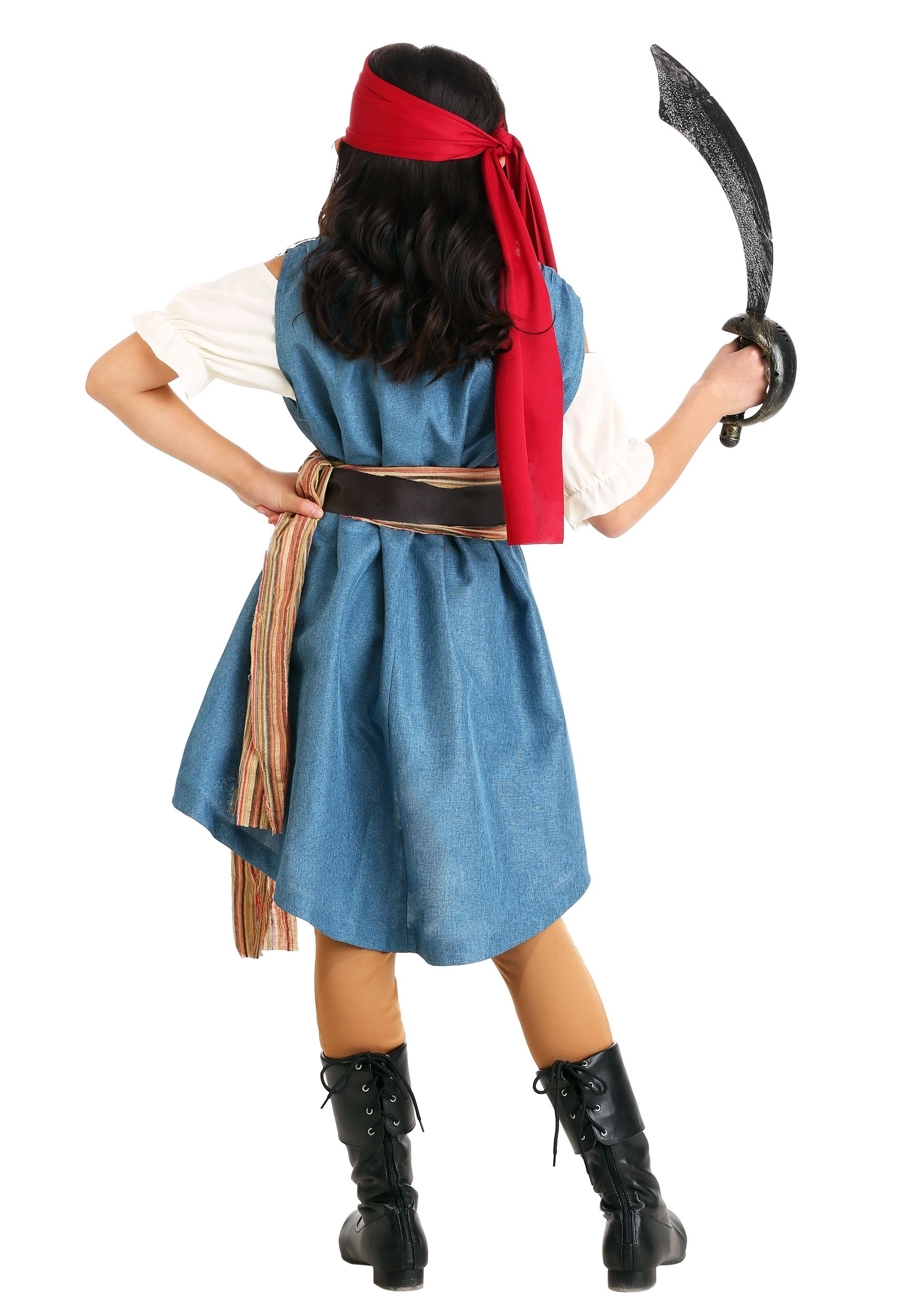 Fun Costumes Girl's Seven Seas Pirate Sweetie Costume 2 Fun Costumes Girl's Seven Seas Pirate Sweetie Costume - Image 2