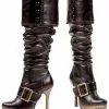 Ellie Sexy Buckle Pirate Boots