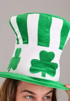 Elope Adult Shamrock Uncle Sam Hat -Cheap Holiday Costumes Store shamrock uncle sam hat alt 1