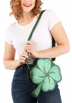 Fushengyuan Industry CO., St. Patrick's Day Shamrock Purse -Cheap Holiday Costumes Store st patricks day shamrock purse alt 4