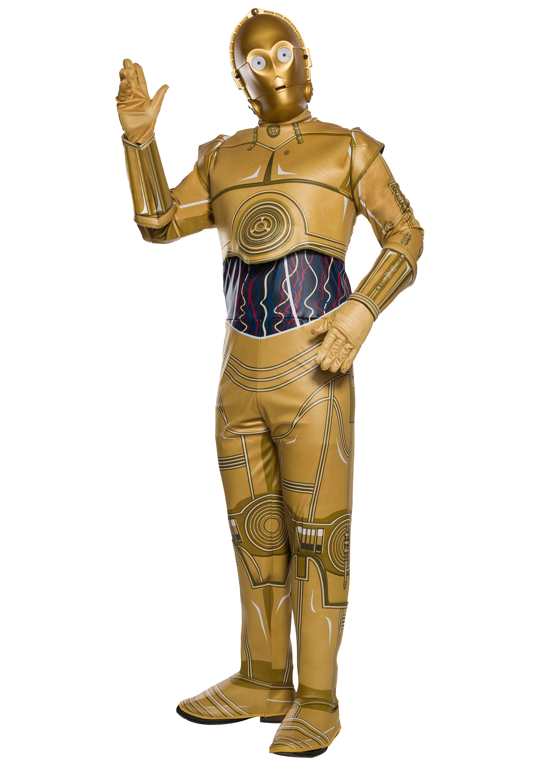 Rubies Costume Co. Inc Star Wars C-3PO Adult Costume 1 Rubies Costume Co. Inc Star Wars C-3PO Adult Costume