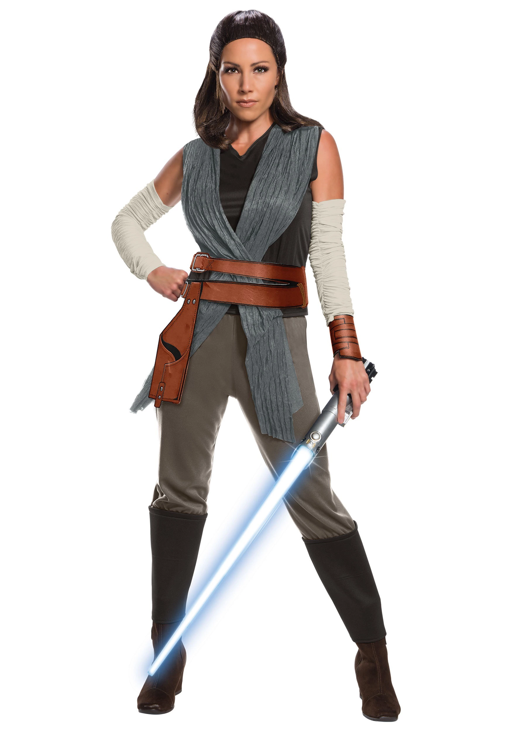Rubies Costume Co. Inc Star Wars The Last Jedi Deluxe Rey Adult Costume 1 Rubies Costume Co. Inc Star Wars The Last Jedi Deluxe Rey Adult Costume