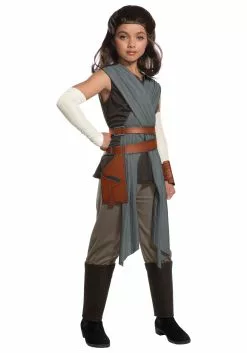 Rubies Costume Co. Inc Star Wars The Last Jedi Deluxe Rey Kids Costume