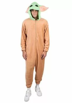Bioworld Merchandising / Independent Sales Star Wars The Mandalorian Grogu Cosplay Union Suit -Cheap Holiday Costumes Store star wars the mandalorian grogu cosplay union suit alt 2