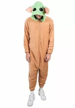 Bioworld Merchandising / Independent Sales Star Wars The Mandalorian Grogu Cosplay Union Suit -Cheap Holiday Costumes Store star wars the mandalorian grogu cosplay union suit alt 3
