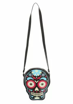Fushengyuan Industry CO., Sugar Skull Print Purse -Cheap Holiday Costumes Store sugar skull purse alt 2