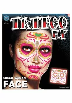 Tinsley Transfers Sugar Face Tattoo For Women