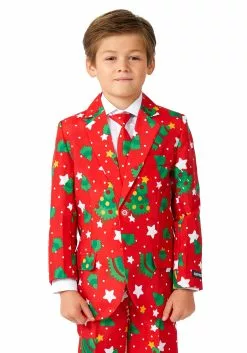 Opposuits Suitmeister Christmas Trees Stars Red For Boys -Cheap Holiday Costumes Store suitmeister boys christmas trees stars red alt 2