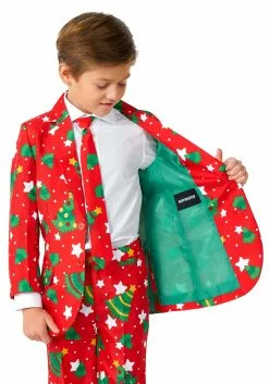 Opposuits Suitmeister Christmas Trees Stars Red For Boys -Cheap Holiday Costumes Store suitmeister boys christmas trees stars red alt 3