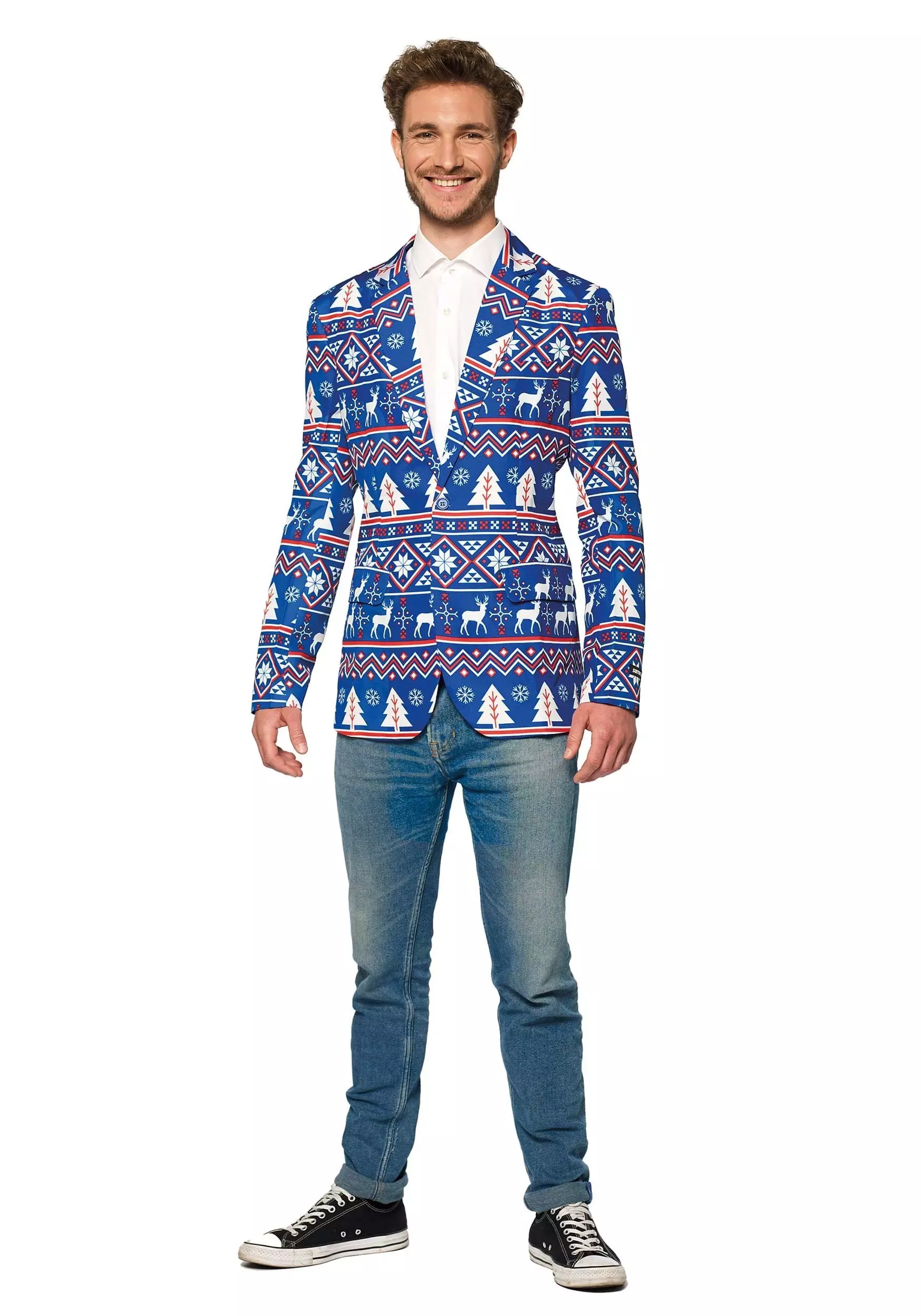Opposuits Suitmeister Nordic Christmas Blue Blazer 1 Opposuits Suitmeister Nordic Christmas Blue Blazer