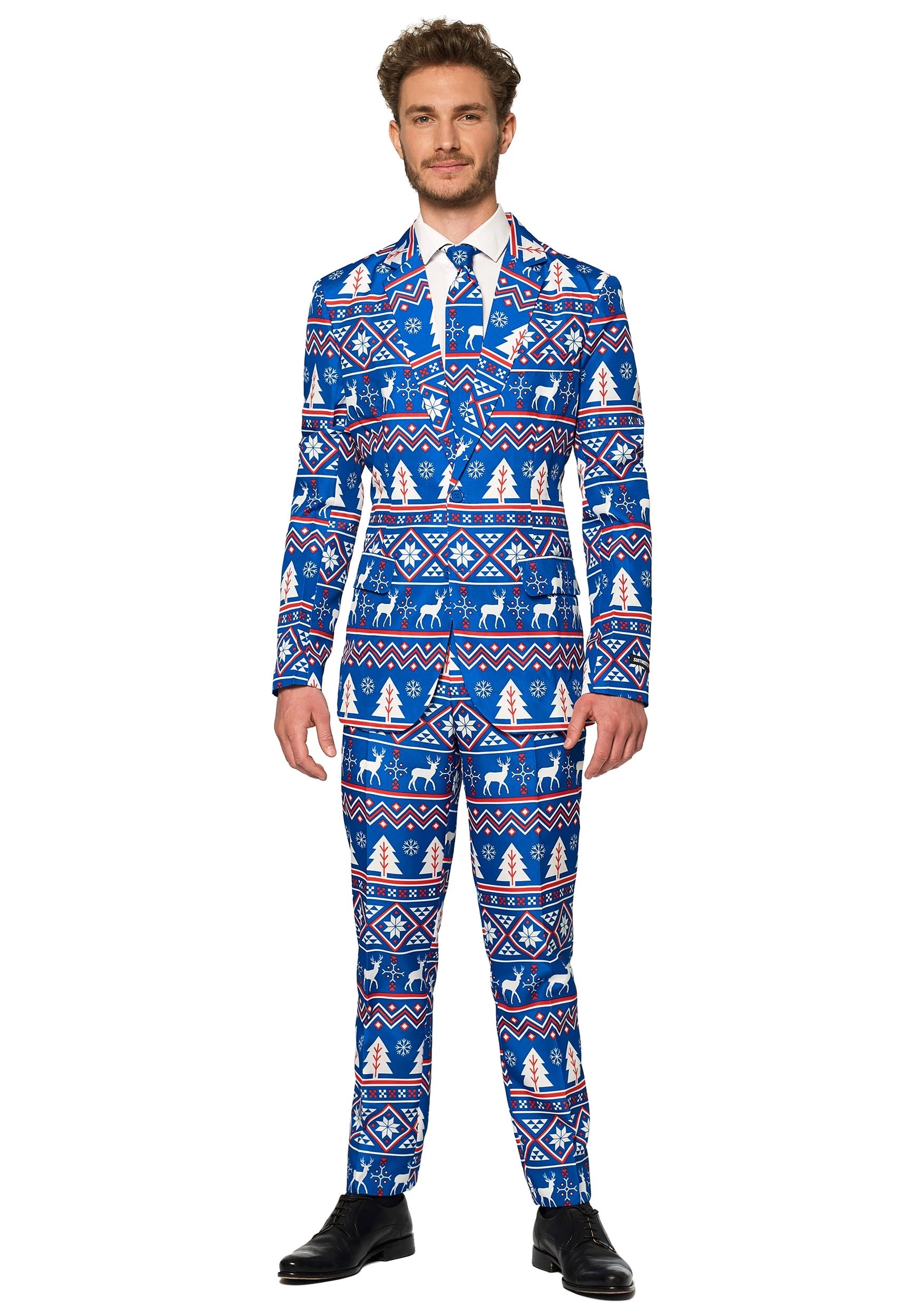 Opposuits Men's Blue Nordic Christmas Suitmeister Suit 1 Opposuits Men's Blue Nordic Christmas Suitmeister Suit