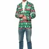 Opposuits Suitmeister Christmas Green Nordic Men's Blazer