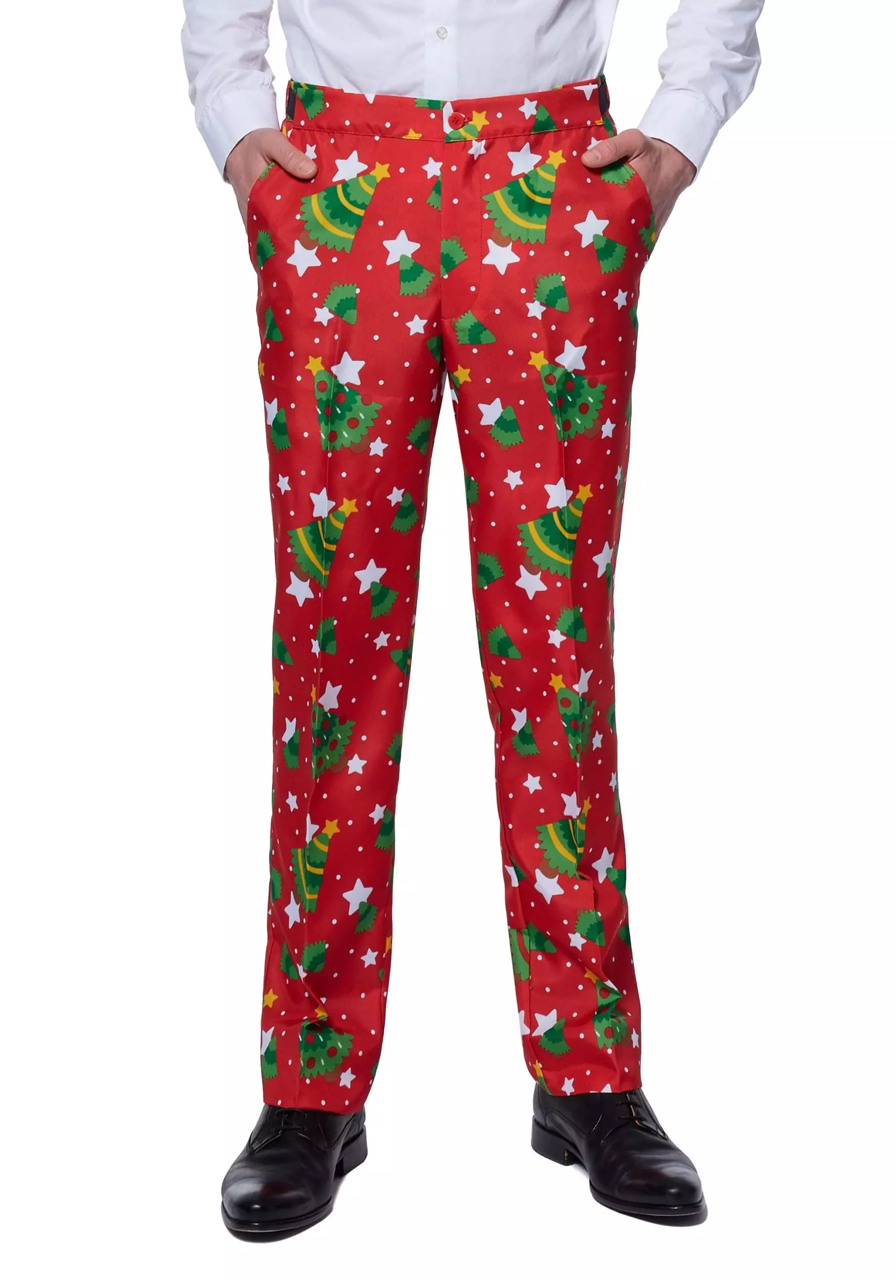 Opposuits Suitmeister Red Christmas Tree & Stars Suit 4 Opposuits Suitmeister Red Christmas Tree & Stars Suit - Image 4