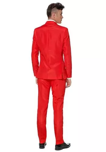 Opposuits Men's Suitmeister Solid Red Suit 5 Opposuits Men's Suitmeister Solid Red Suit - Image 5