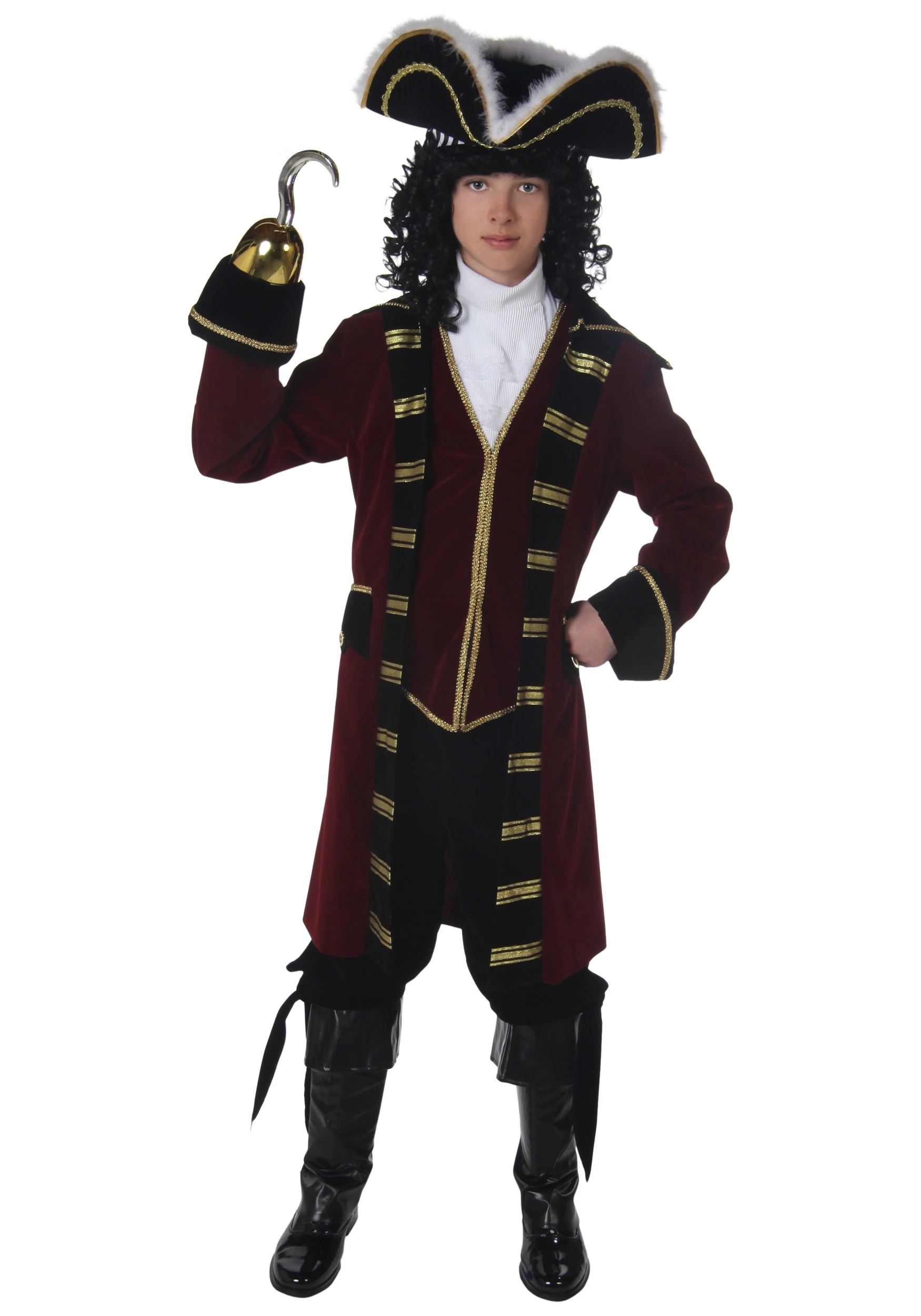 Fun Costumes Captain Hook Boys Costume 1 Fun Costumes Captain Hook Boys Costume