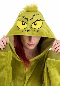 Elope The Grinch Adult Onesie Costume 10 Elope The Grinch Adult Onesie Costume -Cheap Holiday Costumes Store the grinch adult onesie alt 2