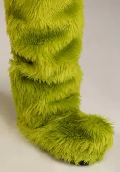 Elope Adult The Grinch Santa Open Face Costume -Cheap Holiday Costumes Store the grinch adult santa open face costume alt 5