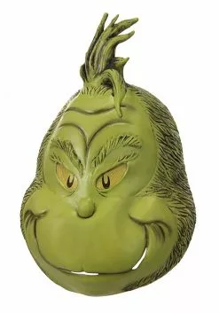 Elope Men's The Grinch Deluxe Jumpsuit W/ Latex Mask -Cheap Holiday Costumes Store the grinch deluxe mens s m jumpsuit w latex mask alt 2