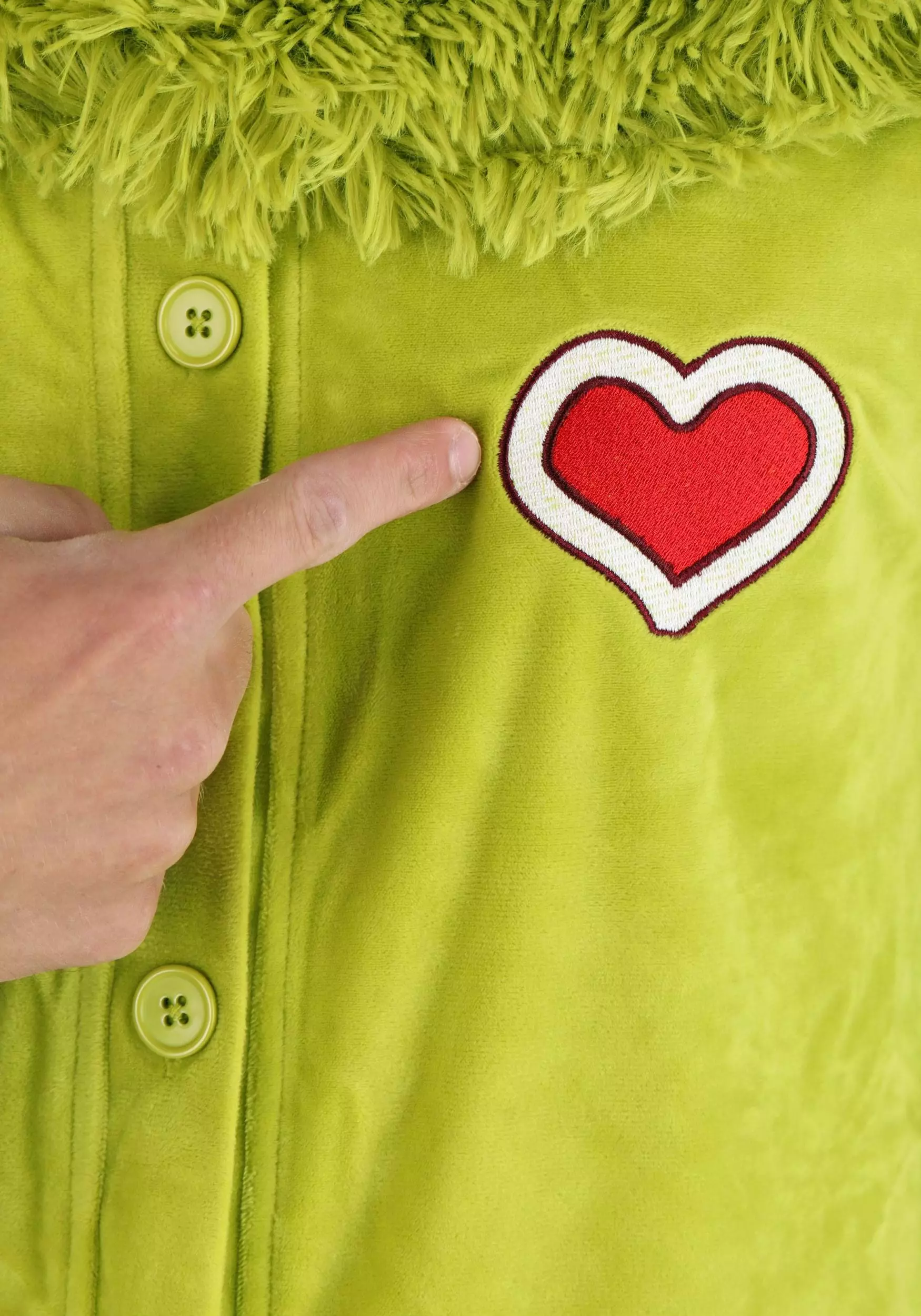 BigWan Apparel Co. The Grinch Jumpsuit Costume For Adults 3 BigWan Apparel Co. The Grinch Jumpsuit Costume For Adults - Image 3