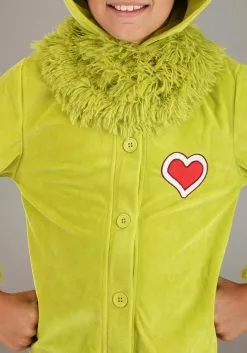 BigWan Apparel Co. The Grinch Jumpsuit Costume For Kids -Cheap Holiday Costumes Store the grinch jumpsuit costume kids alt 3