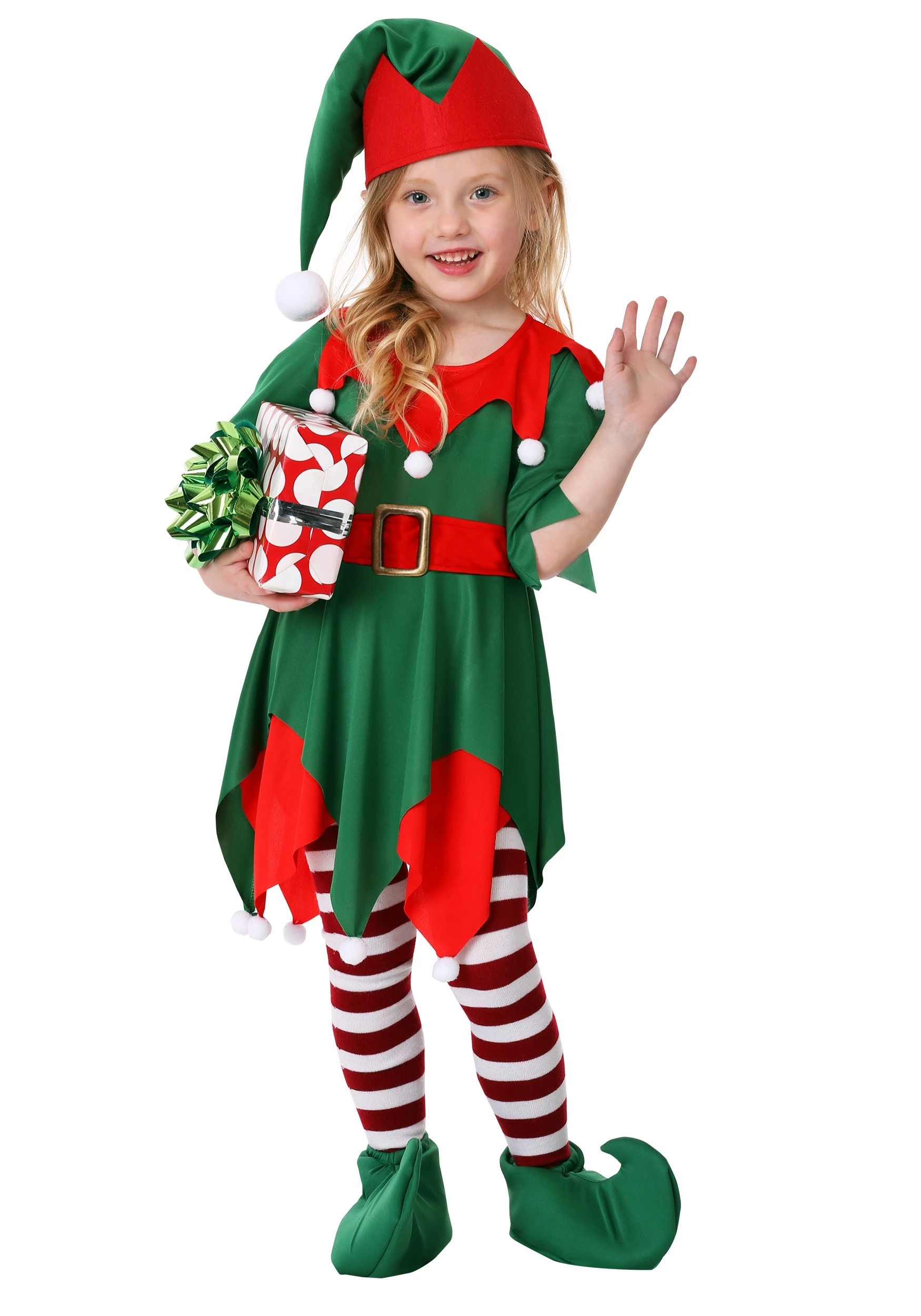 Fun Costumes Toddler Girl's Santa's Helper Costume 1 Fun Costumes Toddler Girl's Santa's Helper Costume