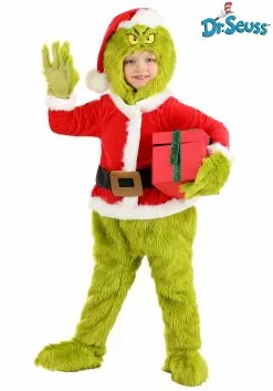 Guangzhou Fashion Travelling Goods Co. Ltd Grinch Santa Claus Costume For Toddlers