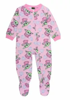 AME Sleepwear Grogu Toddler Pink Blanket Sleeper