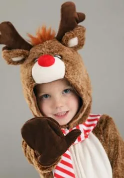 Zhenjiang Lian Yew Every Age Garment Accessories A Plush Reindeer Costume For Toddlers -Cheap Holiday Costumes Store toddler plush reindeer costume alt 4