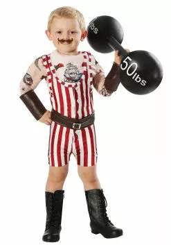 Fun Costumes Toddler Vintage Strongman Costume