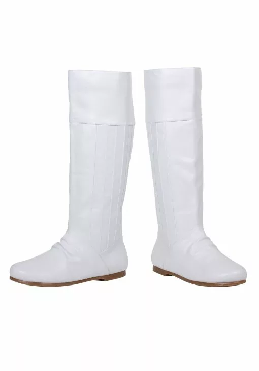 Ellie White Princess Boots -Cheap Holiday Costumes Store white princess boots