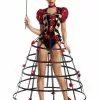 Party King Women's Caged Heart Queen Costume