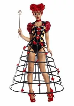 Party King Women's Caged Heart Queen Costume